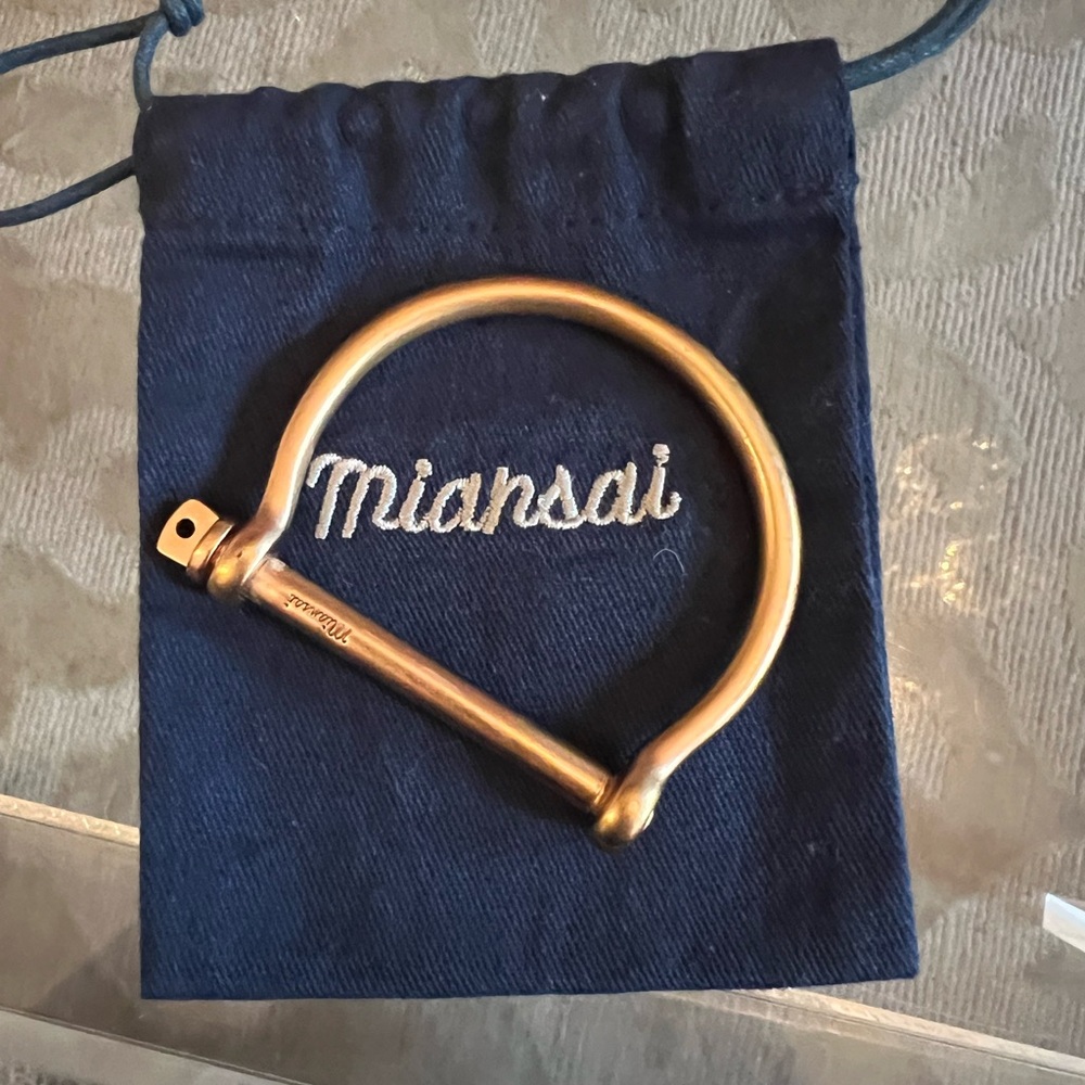 Miansai Gold Bracelet